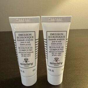 Sisley Paris Ecological Compound Advanced Formula .33 oz 10 ml Travel Size X2